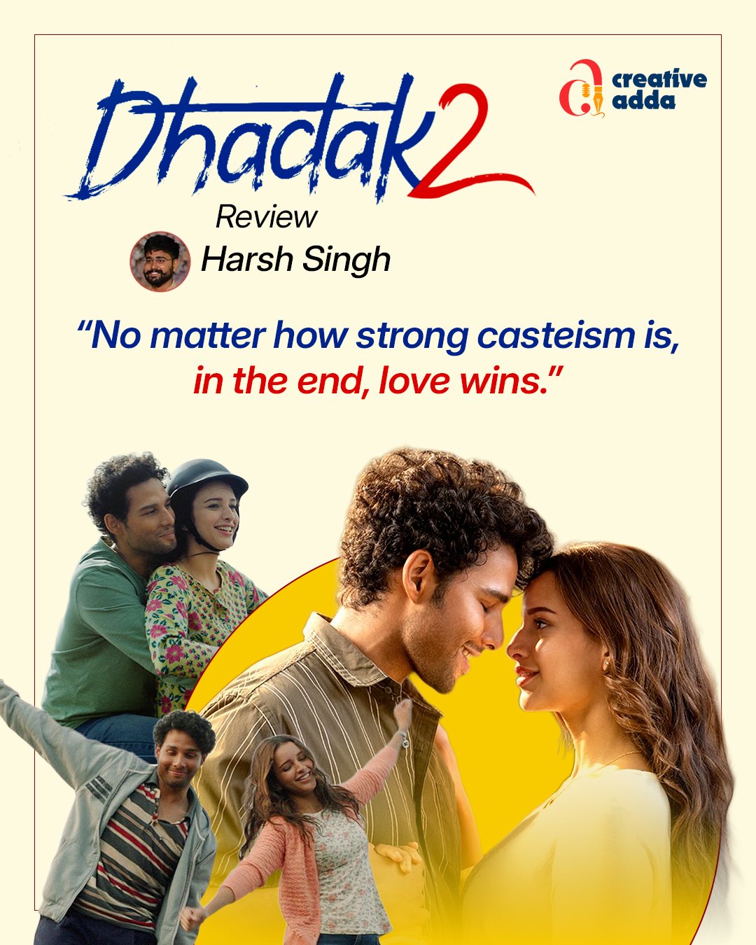 Dhadak 2 Review: No matter how strong casteism is, in the end, love wins.